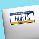 Jalen Hurts Philadelphia Eagles Sticker on Laptop
