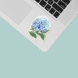 Hydrangea Flower Sticker - Mini Plant Decal