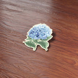 Hydrangea Flower Sticker - Mini Plant Decal
