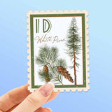 Idaho State Tree White Pine Sticker- ID Vintage Stamp Decal