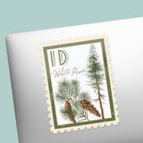 Idaho State Tree White Pine Sticker- ID Vintage Stamp Decal