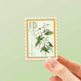 Idaho State Flower Syringa Sticker - ID Vintage Stamp Decal