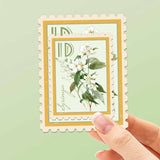 Idaho State Flower Syringa Sticker - ID Vintage Stamp Decal