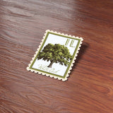 Illinois State Tree White Oak Sticker - IL Vintage Stamp Decal