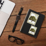 Illinois State Tree White Oak Sticker - IL Vintage Stamp Decal