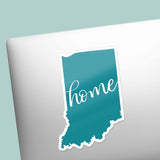 Indiana Home Sticker - Cute Midwest Decals