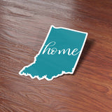 Indiana Home Sticker - Cute Midwest Decals