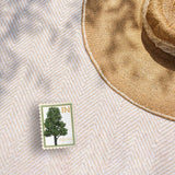 Indiana State Tree Tulip Tree Sticker - IN Vintage Stamp Decal