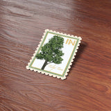 Indiana State Tree Tulip Tree Sticker - IN Vintage Stamp Decal