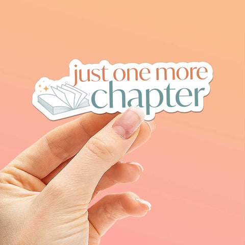 Just One More Chapter Reading Sticker