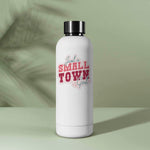 Just a Small Town Girl Cute Music Decal on Water Bottle