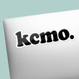 KCMO Sticker - Black and White Kansas City Missouri Decal
