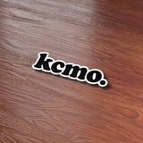 KCMO Sticker - Black and White Kansas City Missouri Decal