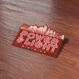 Kansas City Power & Light District Red KCMO Skyline Sticker