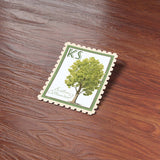 Kansas State Tree Eastern Cottonwood Sticker - KS Vintage Stamp Decal
