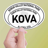 Kobuk Valley National Park White Oval Bumper Sticker
