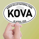 Kobuk Valley National Park White Oval Bumper Sticker