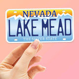 Nevada License Plate Bumper Stickers - Choose Your NV City or Phrase Decal