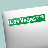 Las Vegas Blvd Sticker - Vegas Strip Nevada Street Sign Decal