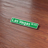 Las Vegas Blvd Sticker - Vegas Strip Nevada Street Sign Decal