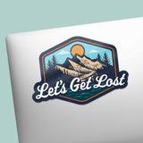 Let's Get Lost Mountain Sticker