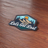 Let's Get Lost Mountain Sticker