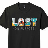 Lost on Purpose T-Shirt, Unisex Outdoor Adventure Tee