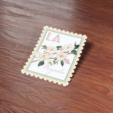 Louisiana State Flower Magnolia Sticker- LA Vintage Stamp Decal