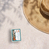 Louisiana State Tree Bald Cypress Sticker - LA Vintage Stamp Decal