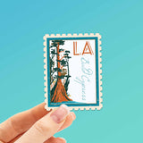 Louisiana State Tree Bald Cypress Sticker - LA Vintage Stamp Decal