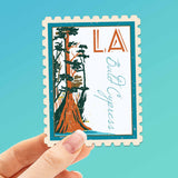 Louisiana State Tree Bald Cypress Sticker - LA Vintage Stamp Decal
