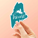 Home Maine Snowmobile Sticker