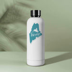 Home Snowmobile Maine Decal on Water Bottle