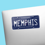 Memphis Tennessee License Plate Sticker