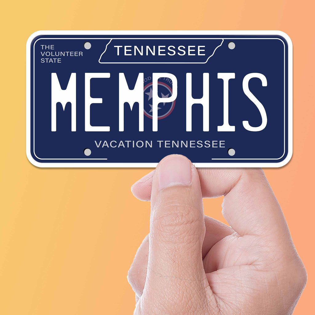 Tn Plate Sticker Memphis Tennessee License Plate Sticker – Sentinel Supply