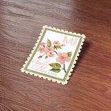 Michigan State Flower Apple Blossom Sticker - MI Vintage Stamp Decal