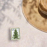 Michigan State Tree Eastern White Pine Sticker - MI Vintage Stamp Decal