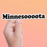 Minnesota Sticker for Hydroflask - Funny Midwest Decals
