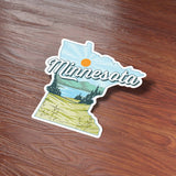 Minnesota Lakes Sticker