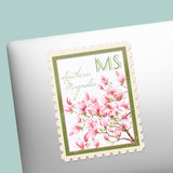 Mississippi State Tree Southern Magnolia Sticker - MS Vintage Stamp Decal