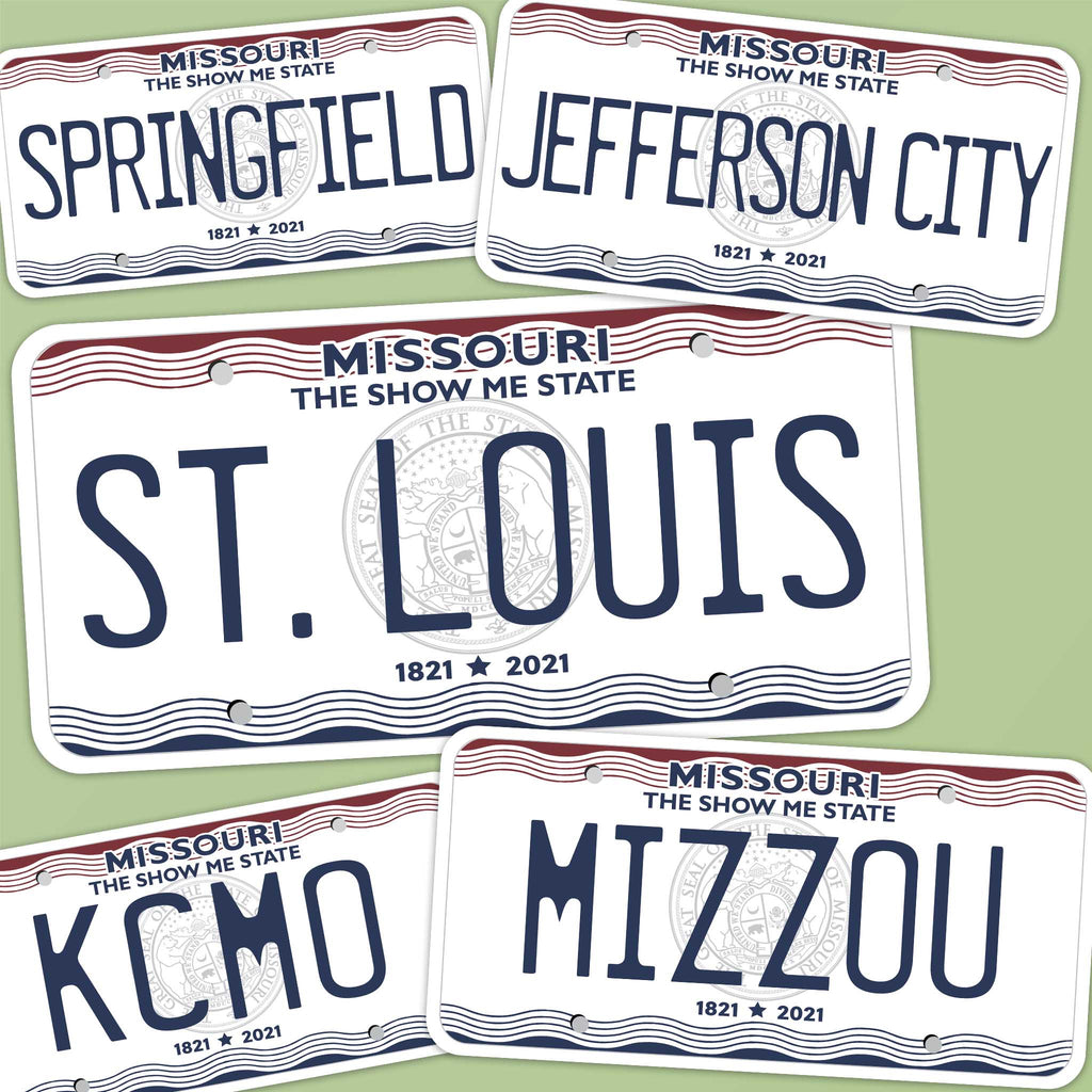 Springfield Mo Sticker Missouri License Plate Sticker - Choose Your MO City – Sentinel Supply