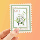 Missouri State Flower Hawthorn Sticker - MO Vintage Stamp Decal