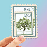 Missouri State Tree Flowering Dogwood Sticker - Vintage Stamp Decal