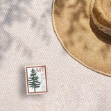 Montana State Tree Ponderosa Pine Sticker - MT Vintage Stamp Decal