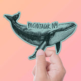 Montauk New York Humpback Whale Sticker