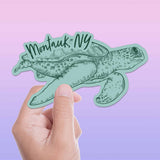 Montauk New York Sea Turtle Sticker