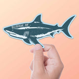 Montauk New York Shark Sticker