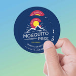 Mosquito Pass Colorado Stickers Set