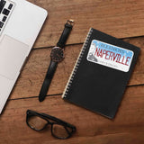 Illinois License Plate Bumper Stickers - Choose Your IL City or Phrase Decal