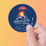 Napoleon Pass Colorado Stickers Set